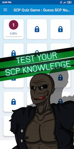 scp quiz game Tangkapan skrin 1