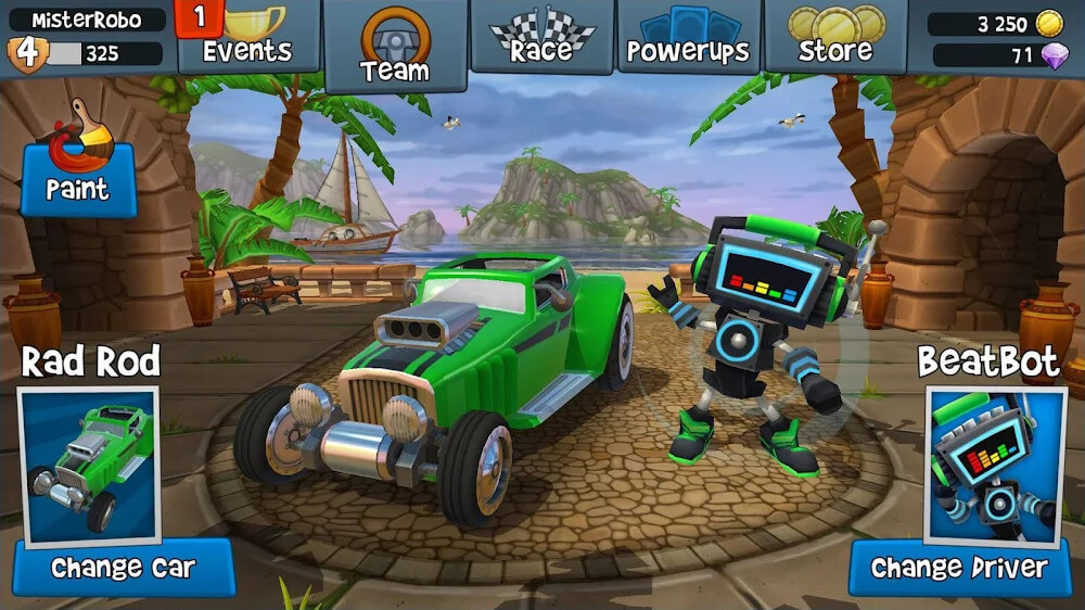 Beach Buggy Racing 2 Mod应用截图第2张