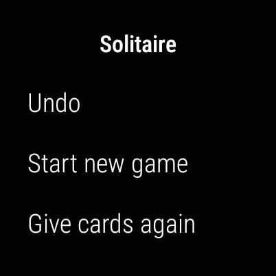 Solitaire Wearable 스크린샷 3