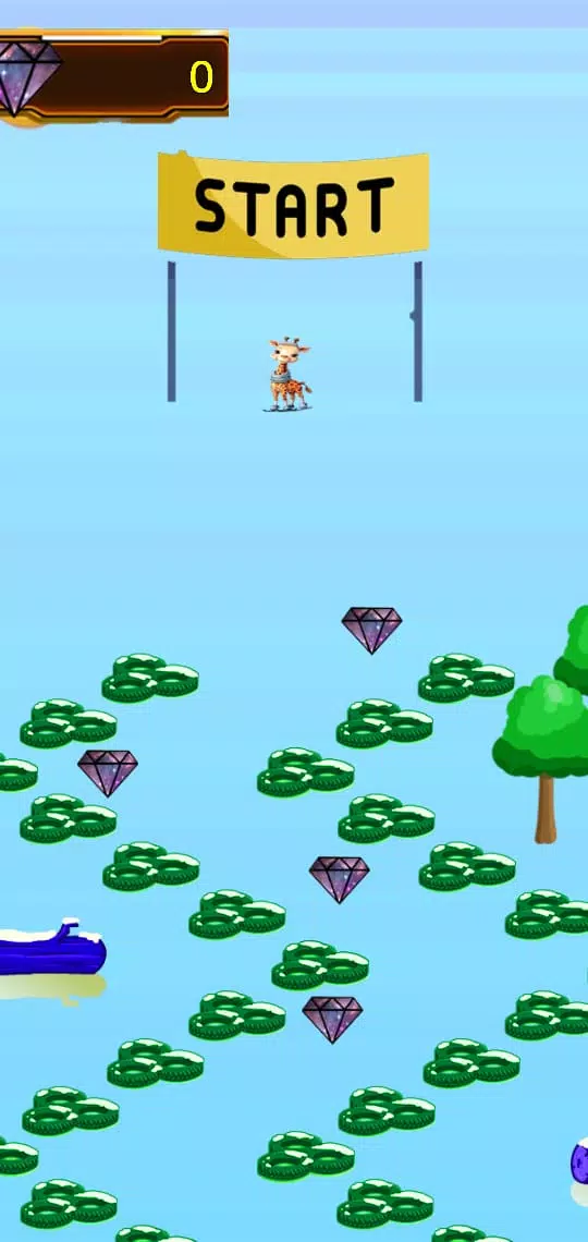 Snowy Giraffe Adventure Screenshot 2