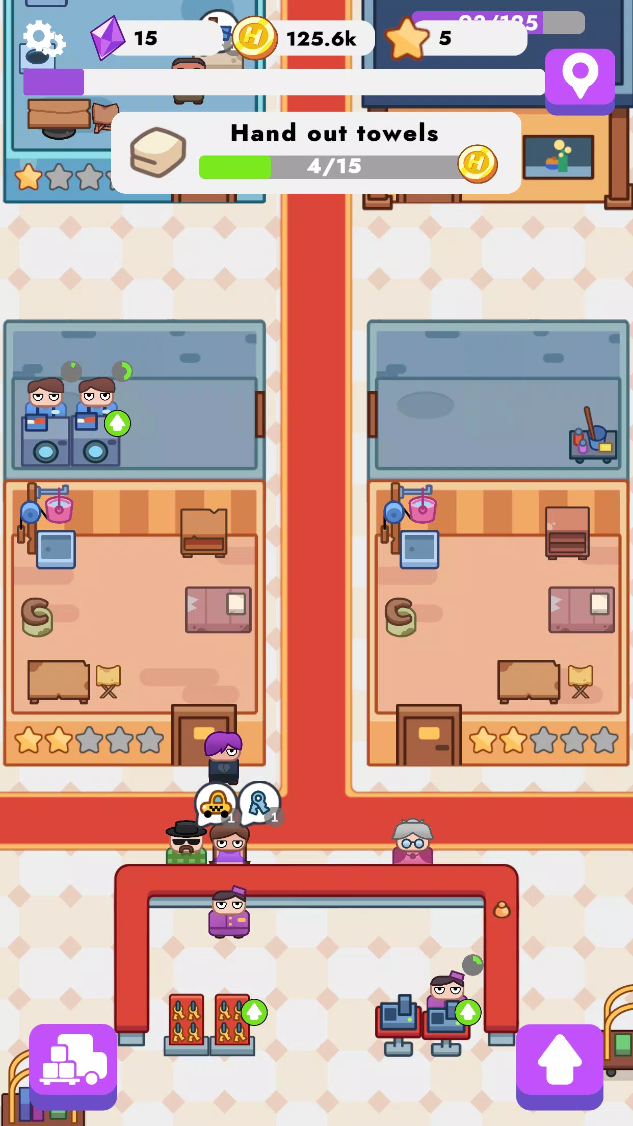 Royal Hotel: idle game應用截圖第3張