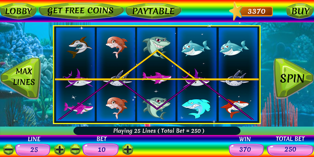 Shark Slots ဖန်သားပြင်ဓာတ်ပုံ 2