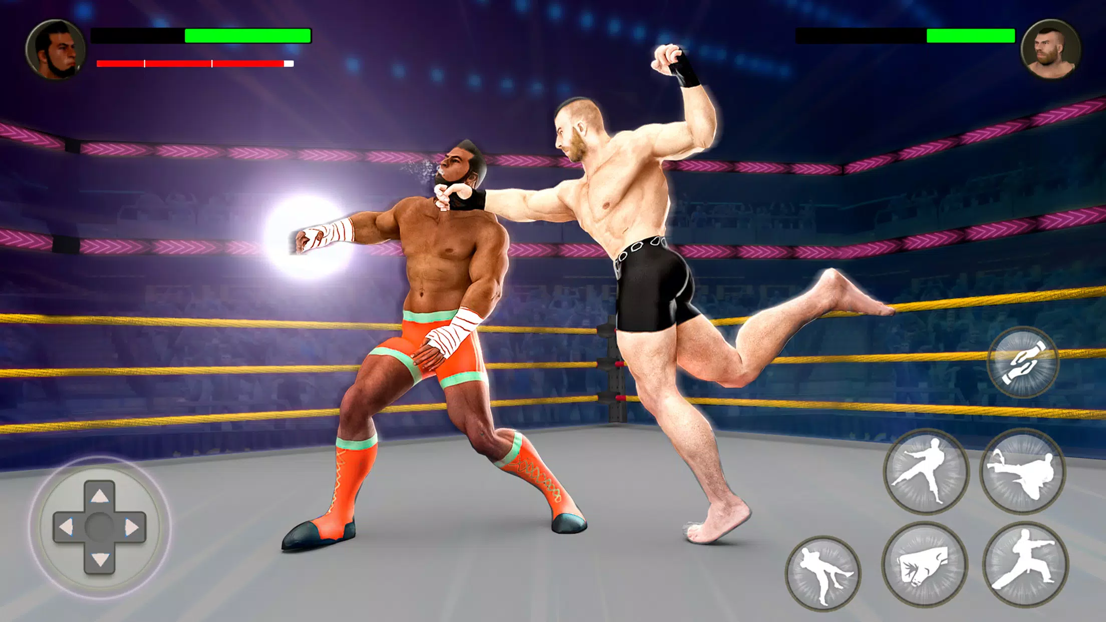 PRO Wrestling Fighting Game Скриншот 1