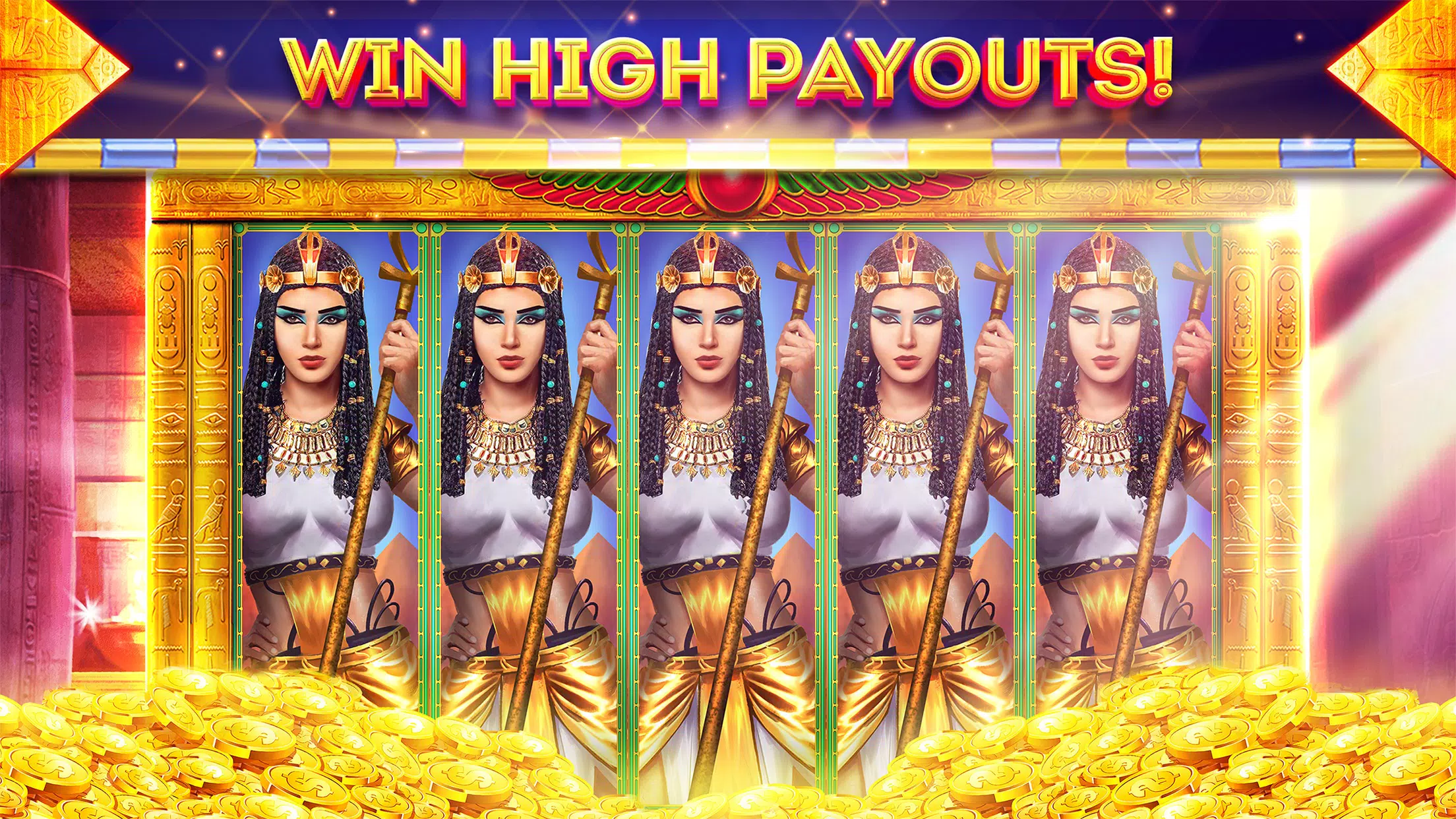 Pharaohs of Egypt Slots Casino應用截圖第2張