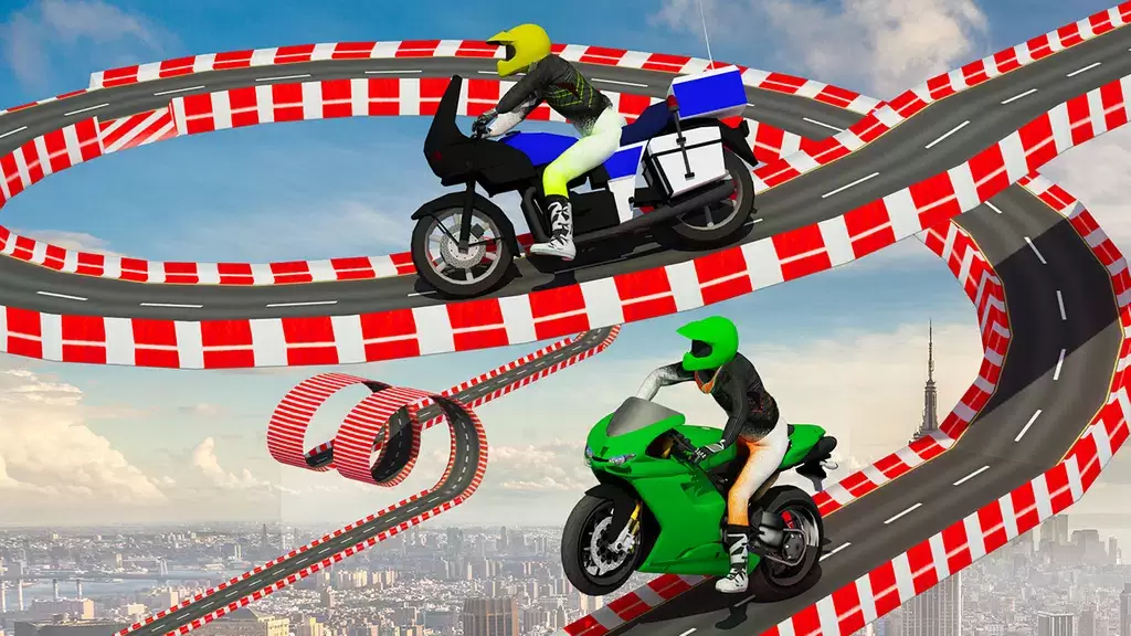 Schermata Stunt Bike Race Moto Drive 3D 0