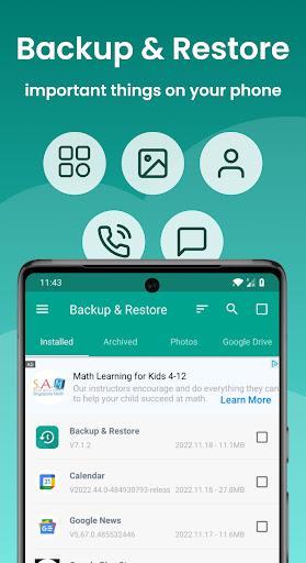 Backup and Restore - APP স্ক্রিনশট 0