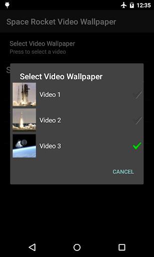 Space Rocket Video Wallpaper應用截圖第3張