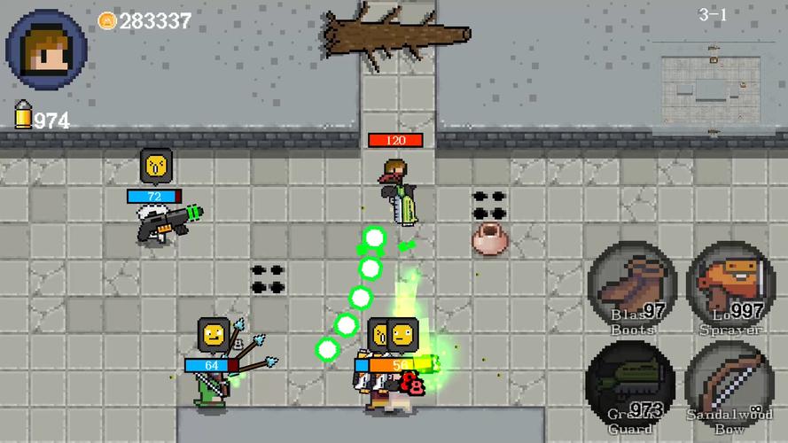 Tiny Warrior - Pixel Gun Capture d'écran 1