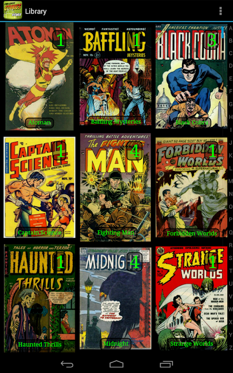 Challenger Comics Viewer Captura de tela 1