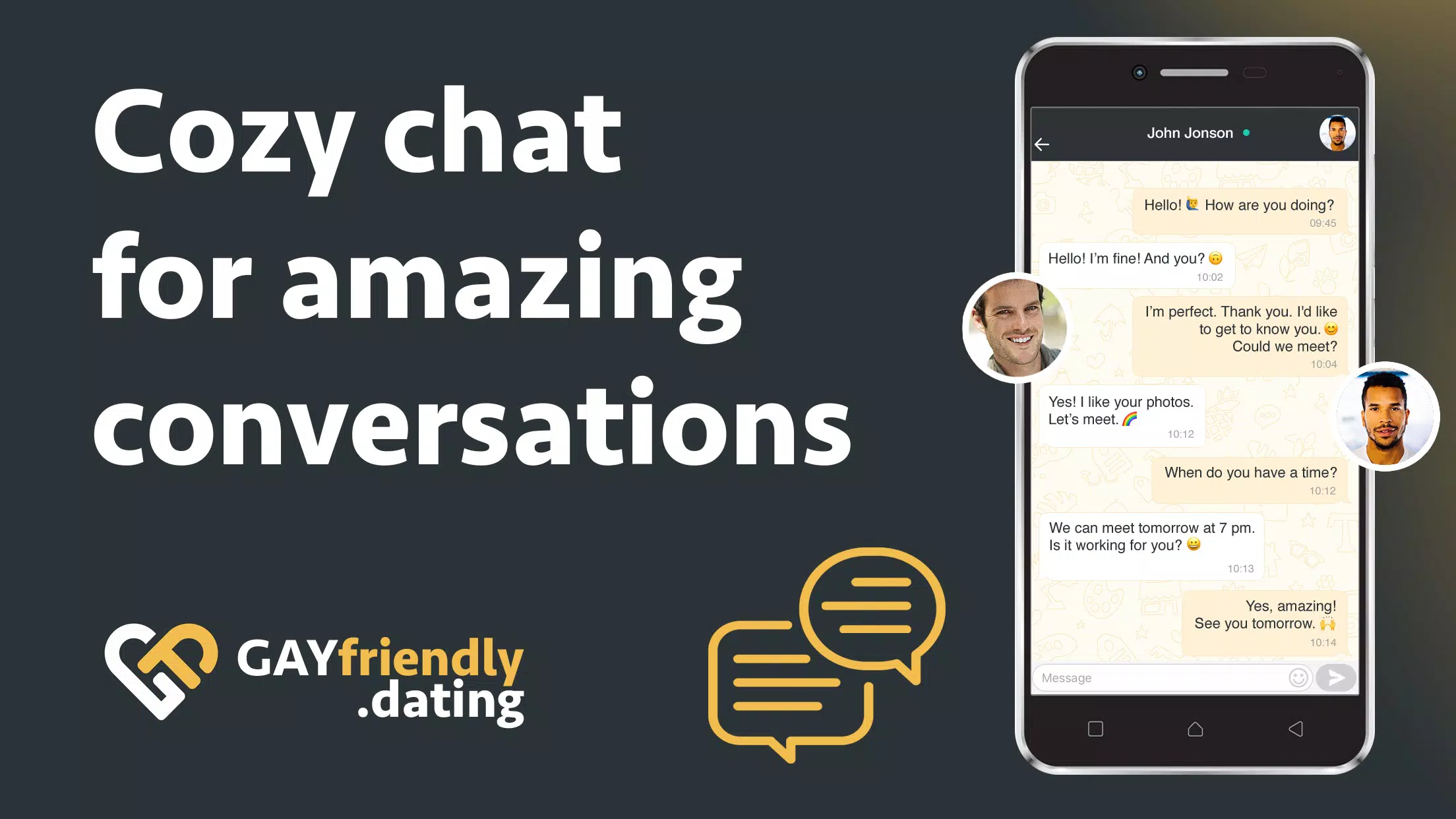 GayFriendly. Dating - Chat Captura de pantalla 2