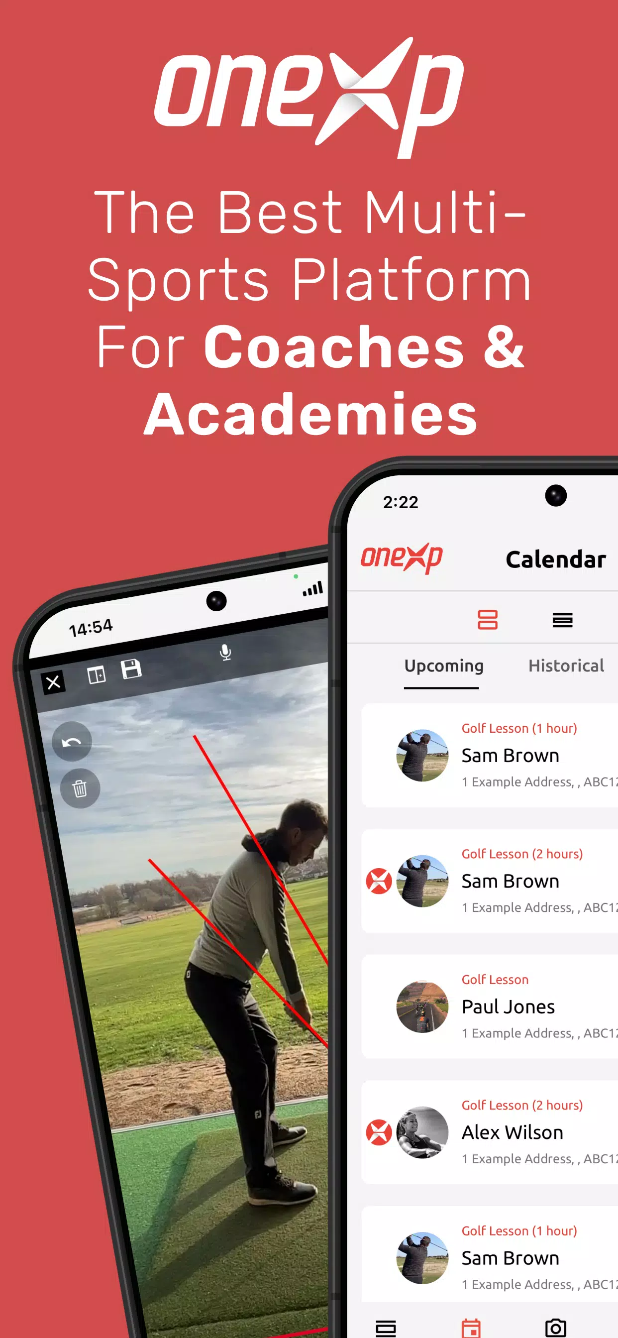 OneXp: Sports Coaching App स्क्रीनशॉट 0