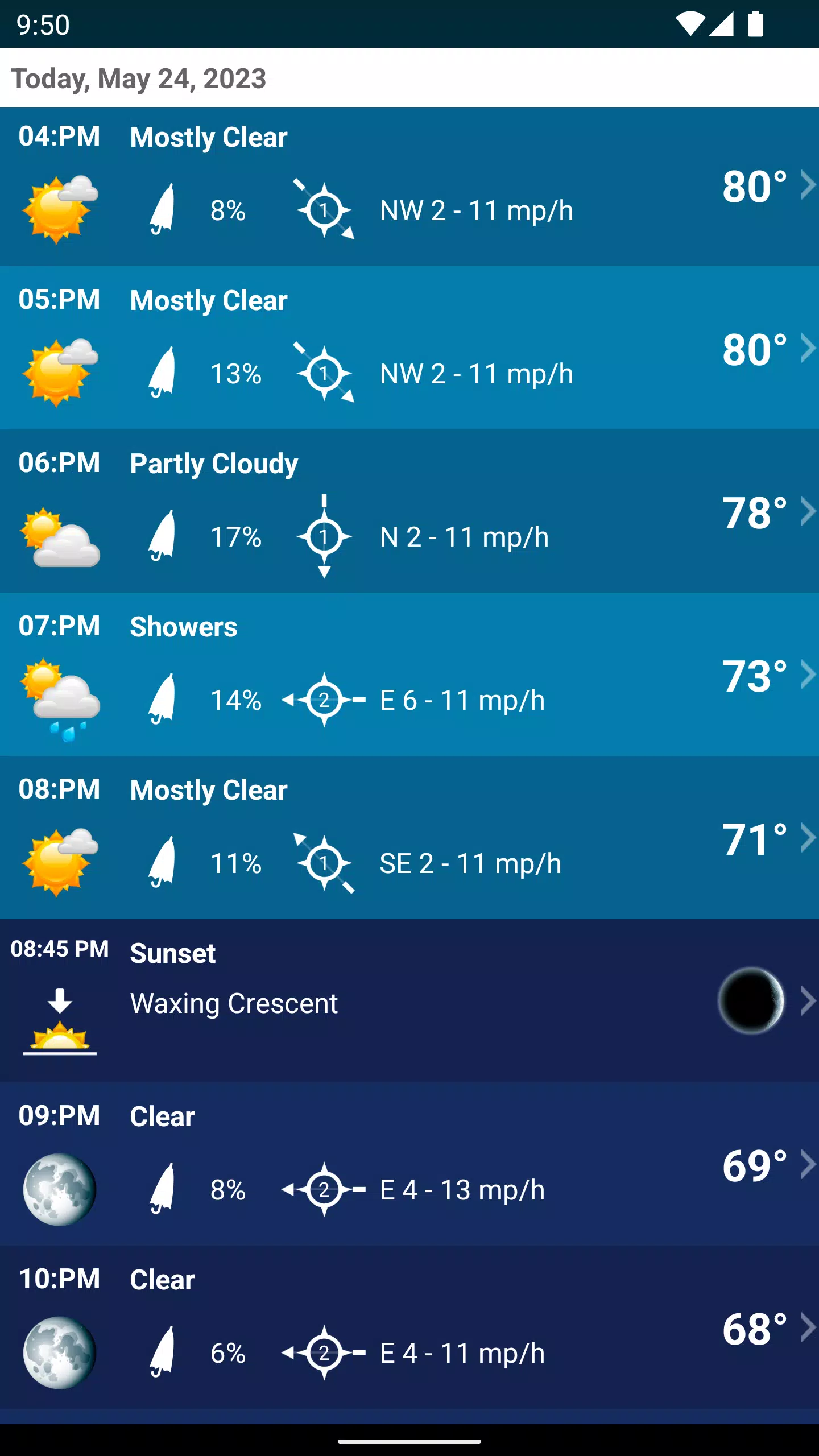 Weather XL PRO स्क्रीनशॉट 3