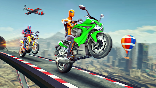 Super Hero Bike: Racing Game スクリーンショット 1