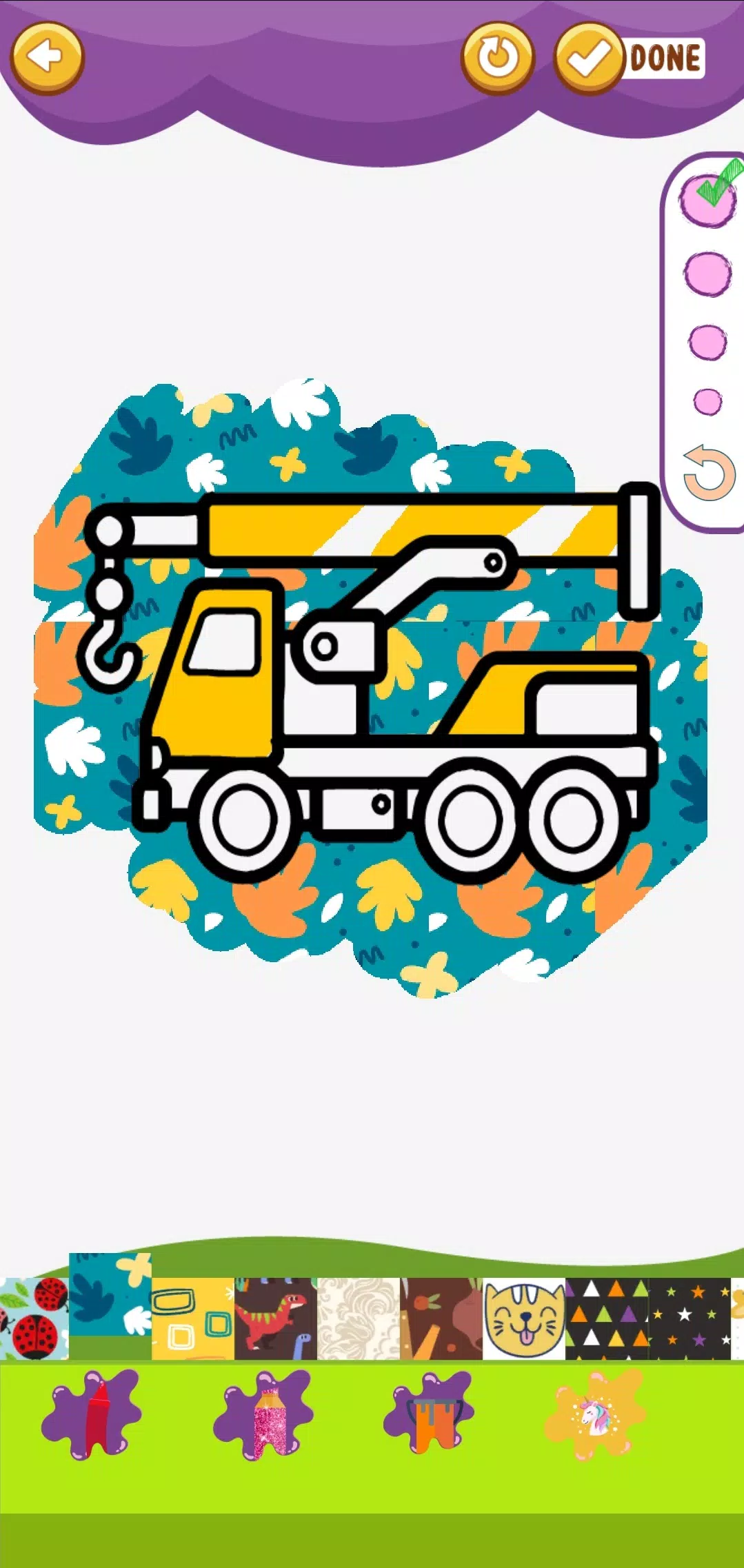 Trucks Coloring Pages ဖန်သားပြင်ဓာတ်ပုံ 2