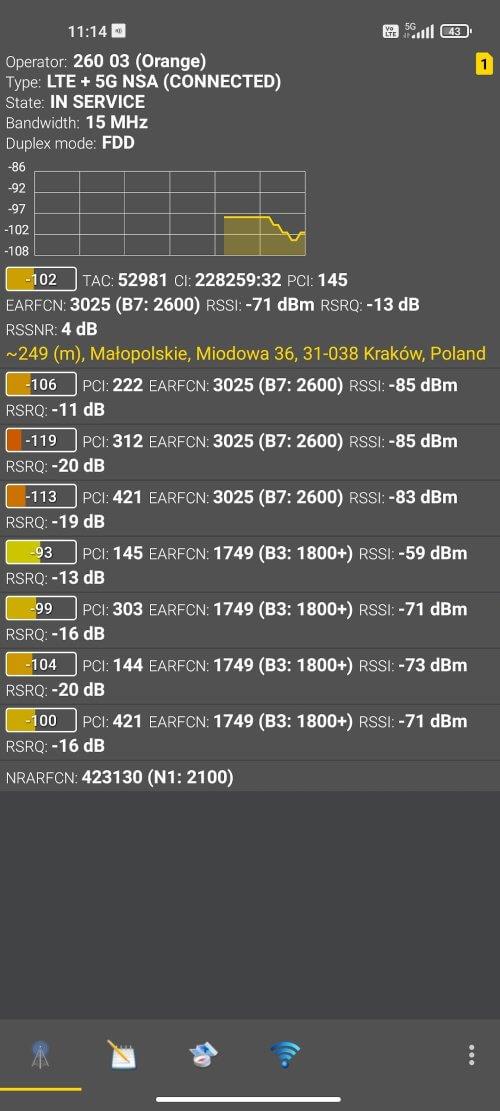 Netmonitor: Cell & WiFi Скриншот 0