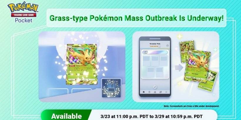 El nuevo brote de masa de tipo de hierba de Pokémon Tcg está disponible ahora