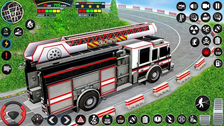 Firefighter: Fire Truck games Screenshot 2