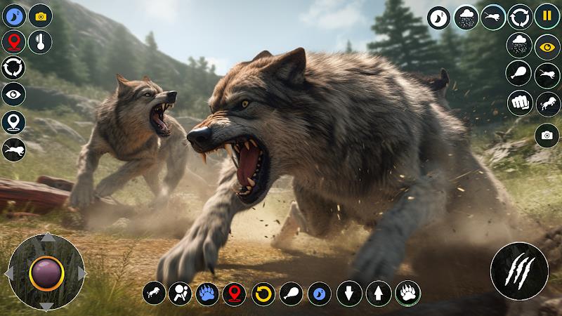 Wolf Simulator: Wild Wolf Game Screenshot 3