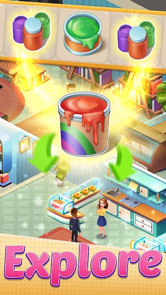 Merge City - Decor Mansion Mod ဖန်သားပြင်ဓာတ်ပုံ 1