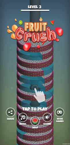Stack Ball Fruit Crush 스크린샷 0