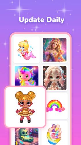 Pixel Coloring ဖန်သားပြင်ဓာတ်ပုံ 1