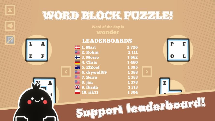 Word Block Puzzle Ảnh chụp màn hình 0