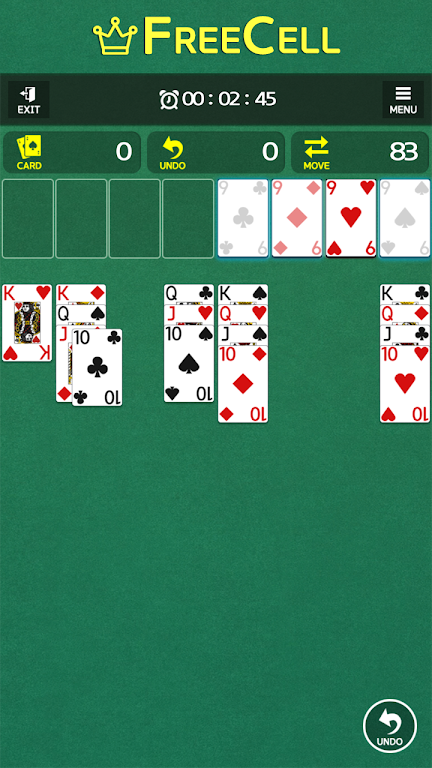 Schermata FreeCell - Classic Card Game 2