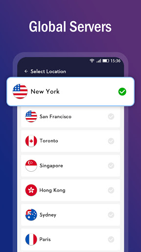 Rapid VPN - Free & Fast & Unlimited Security Proxy स्क्रीनशॉट 1