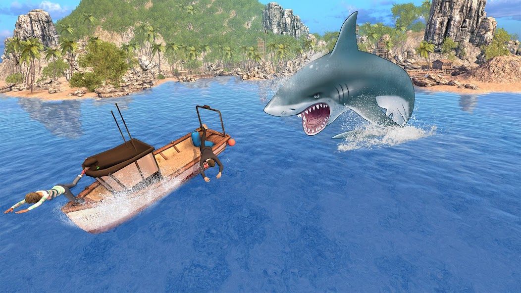 Angry Shark Games: Game 2024 Mod Ekran Görüntüsü 2