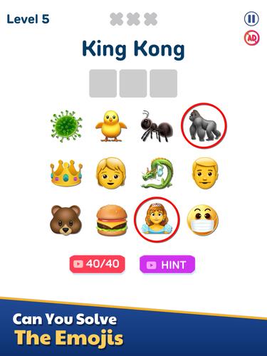 Emoji Quiz Ảnh chụp màn hình 3