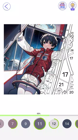 Anime Color Lite ภาพหน้าจอ 3
