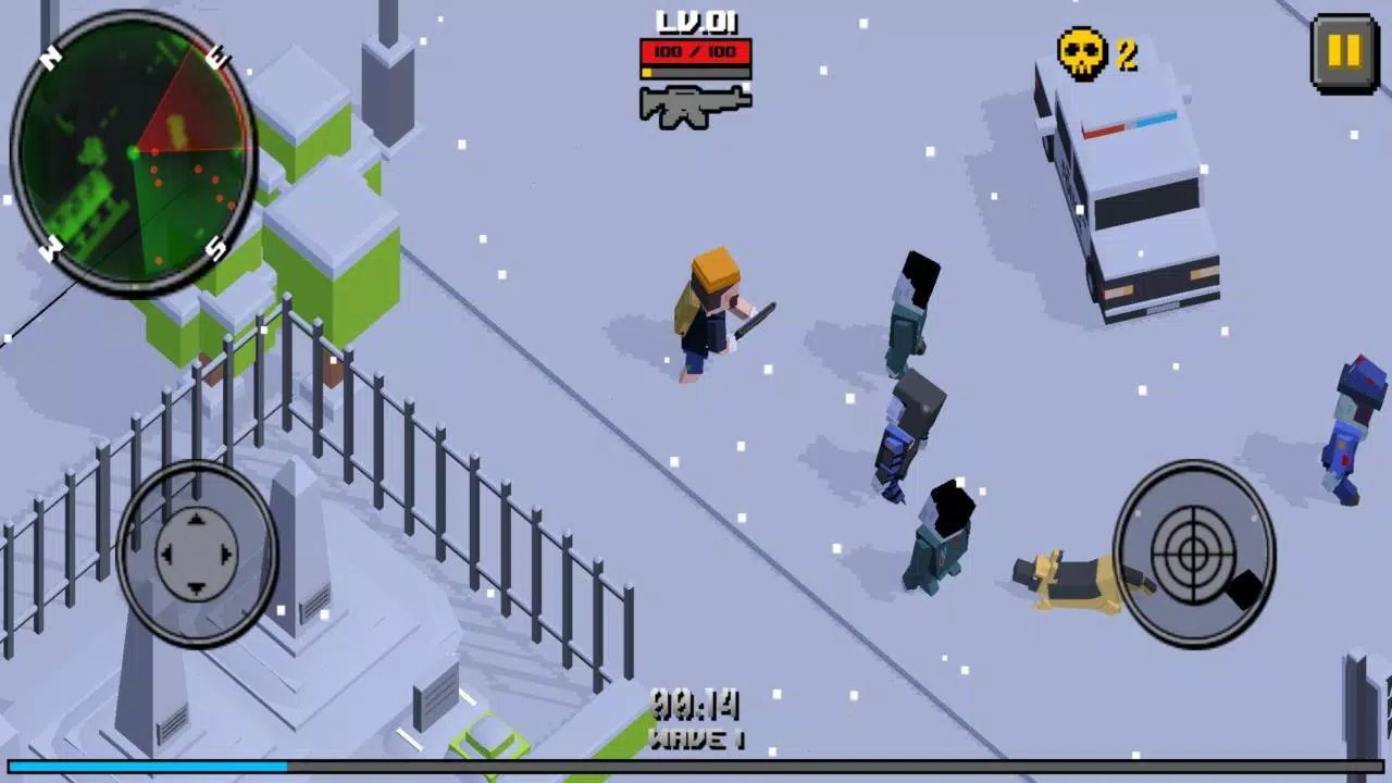 Pixel Zombie Frontier Capture d'écran 1