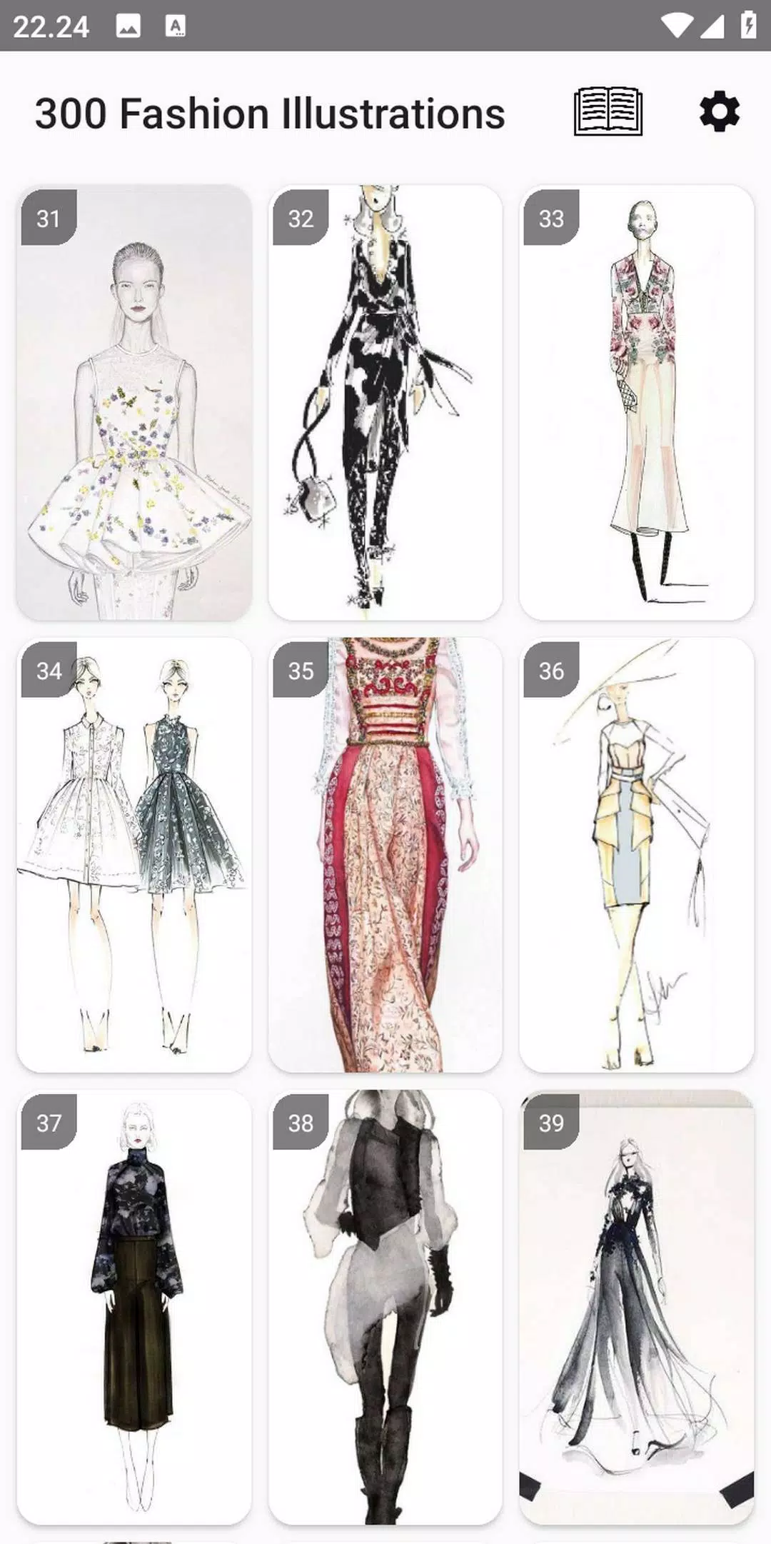 300 Fashion Illustrations Screenshot 1