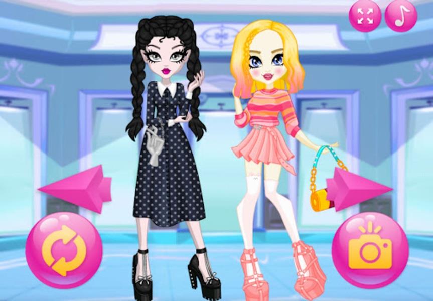 Wednesday Dress Up: Girl Games ภาพหน้าจอ 0