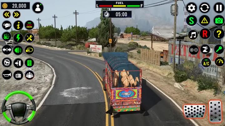 Animal Transport Truck Sim 3D Скриншот 3