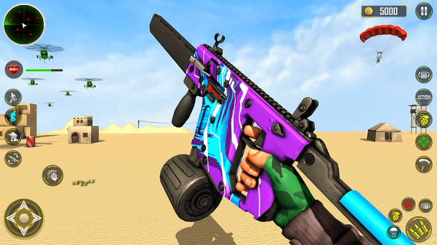 FPS Shooting game 3d gun game Скриншот 0