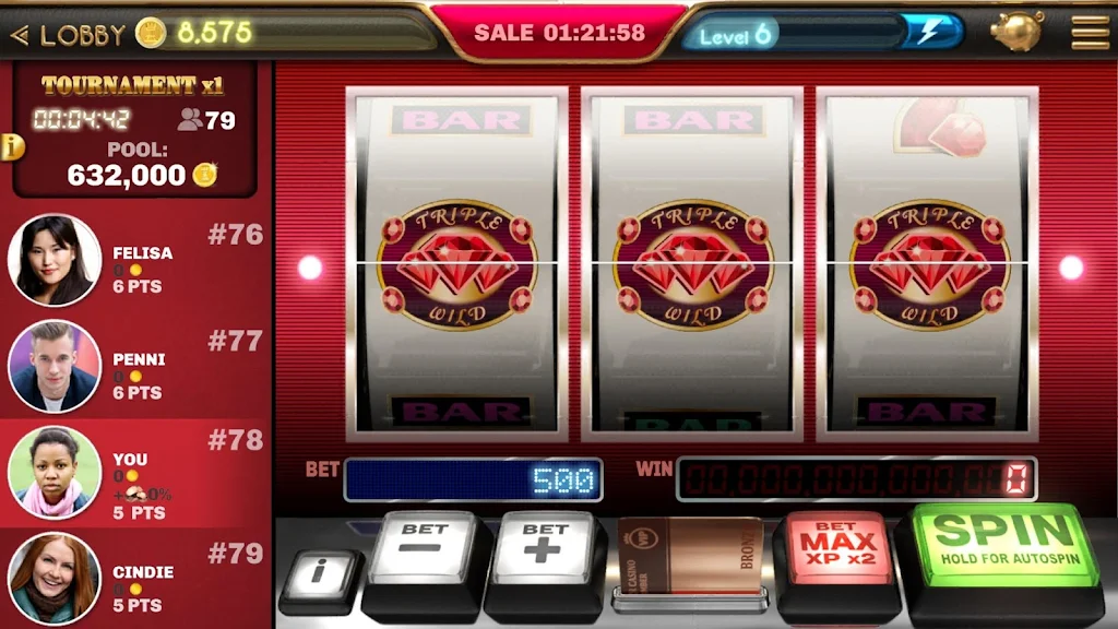 Schermata Slot Machine- Ruby Hall Casino 2