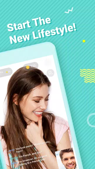 Meet – Talk to Strangers Using Random Video Chat Ảnh chụp màn hình 1