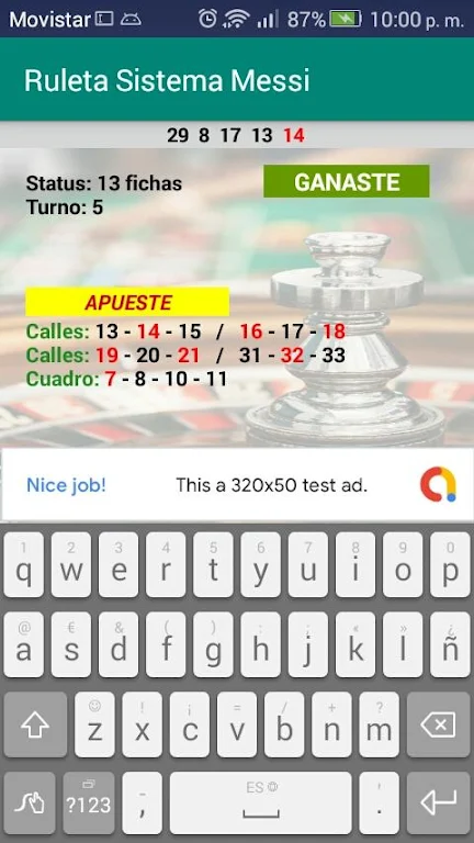 Roulette Messi System Ảnh chụp màn hình 0