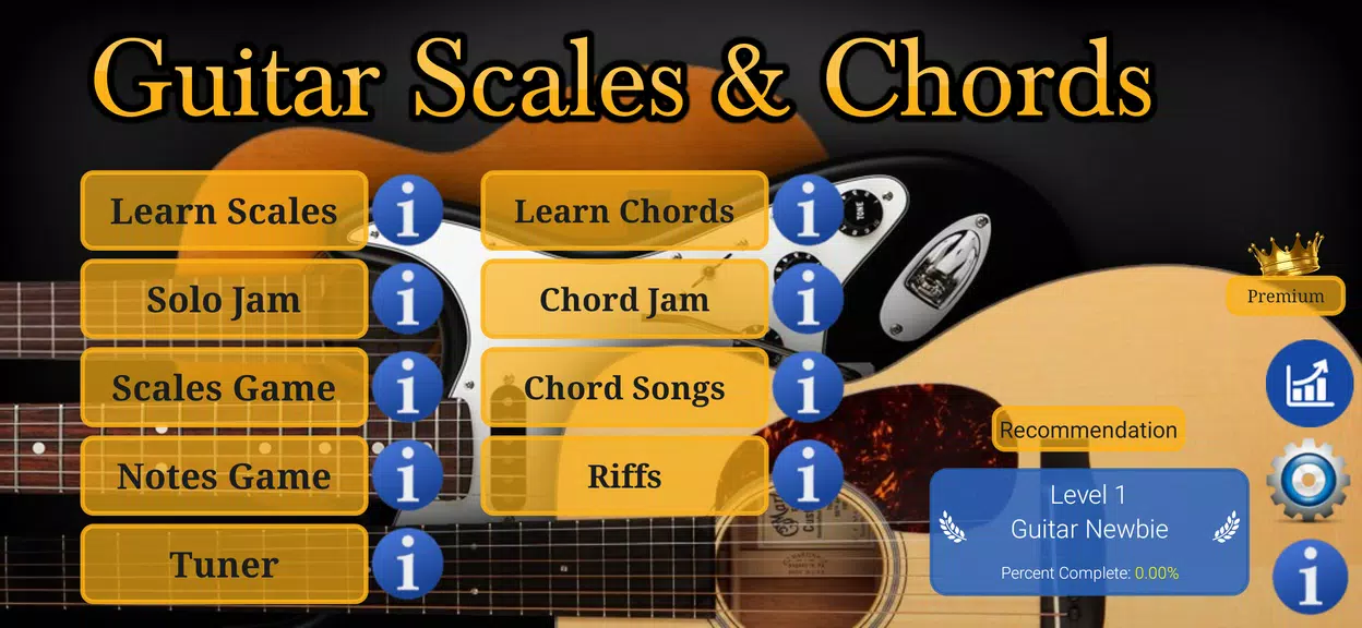 Guitar Scales & Chords Schermafbeelding 0