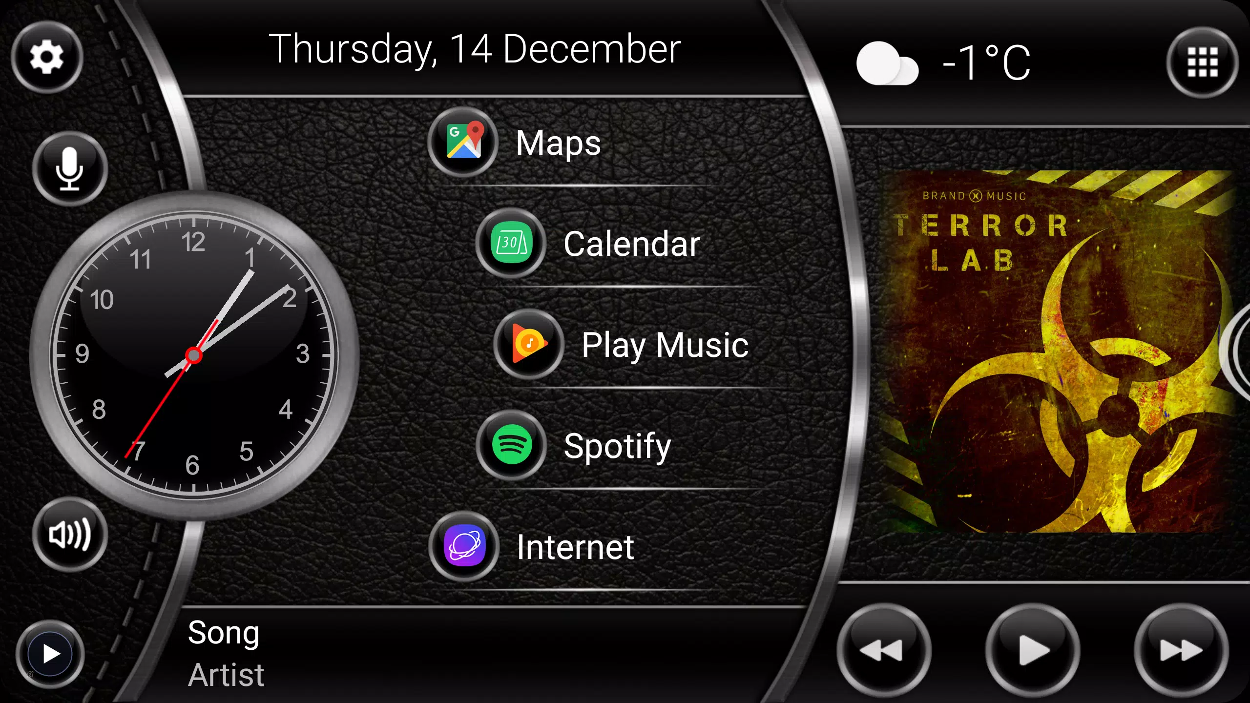 Theme Leather Screenshot 0