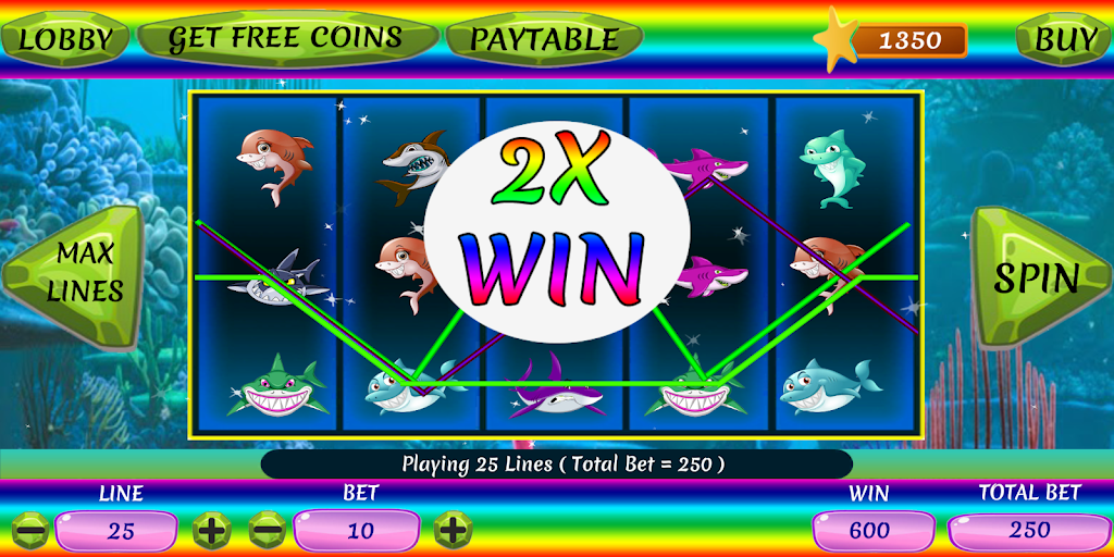 Shark Slots ဖန်သားပြင်ဓာတ်ပုံ 1