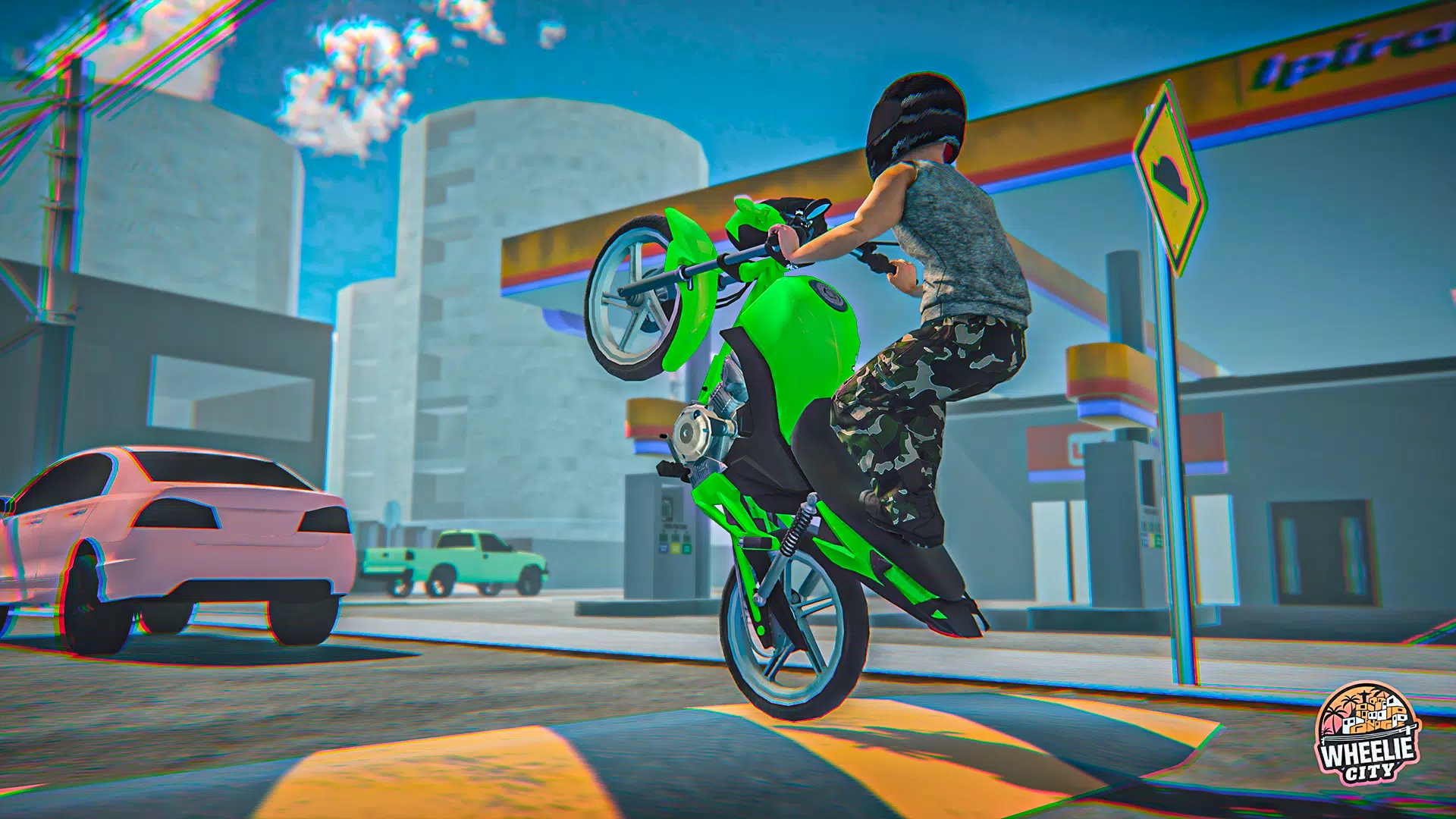 Wheelie City Captura de pantalla 1