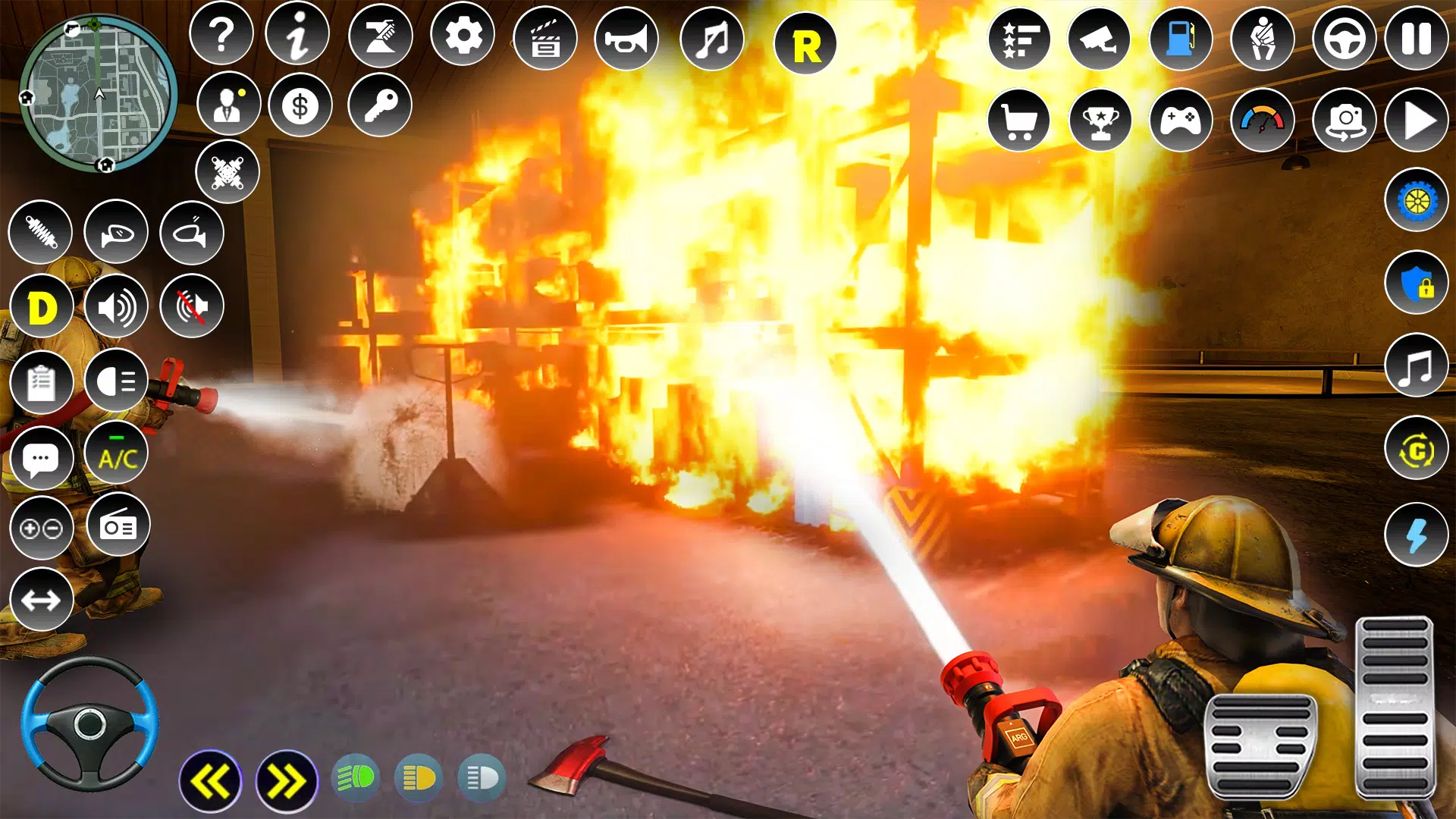 Firefighter :Fire Brigade Game स्क्रीनशॉट 1