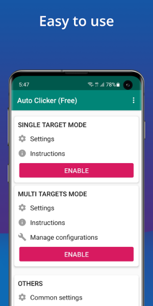 Auto Clicker - Automatic tap Mod ဖန်သားပြင်ဓာတ်ပုံ 0