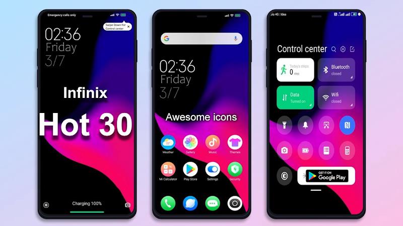 Infinix Hot 30 Launcher:Themes Ảnh chụp màn hình 3