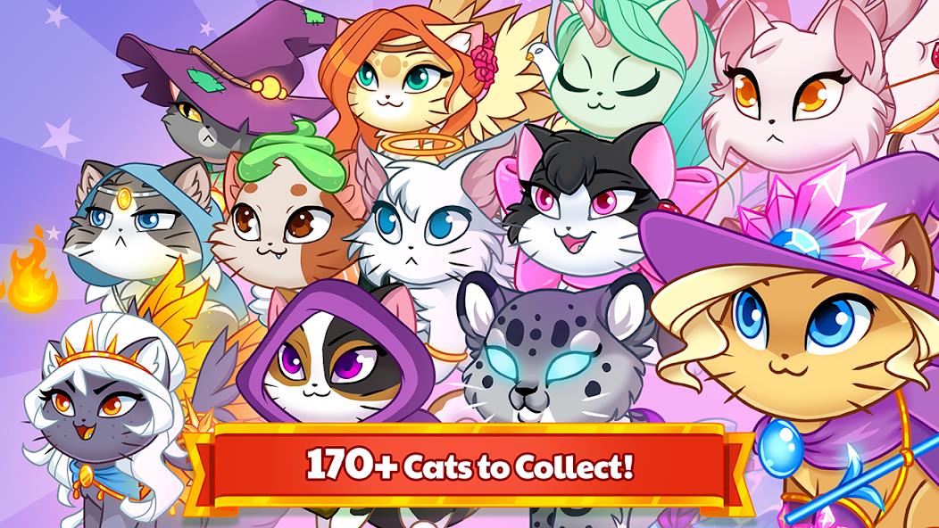 Castle Cats - Idle Hero RPG Mod ဖန်သားပြင်ဓာတ်ပုံ 3