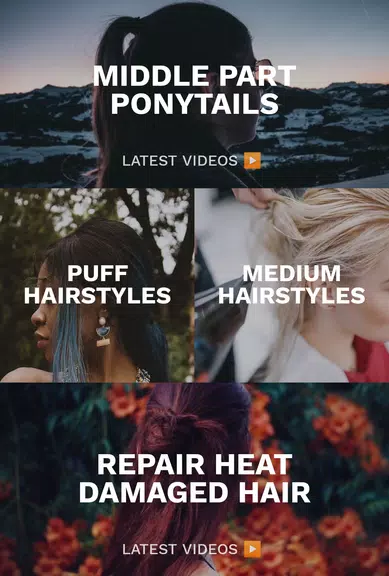 Frisuren app für frauen Screenshot 1