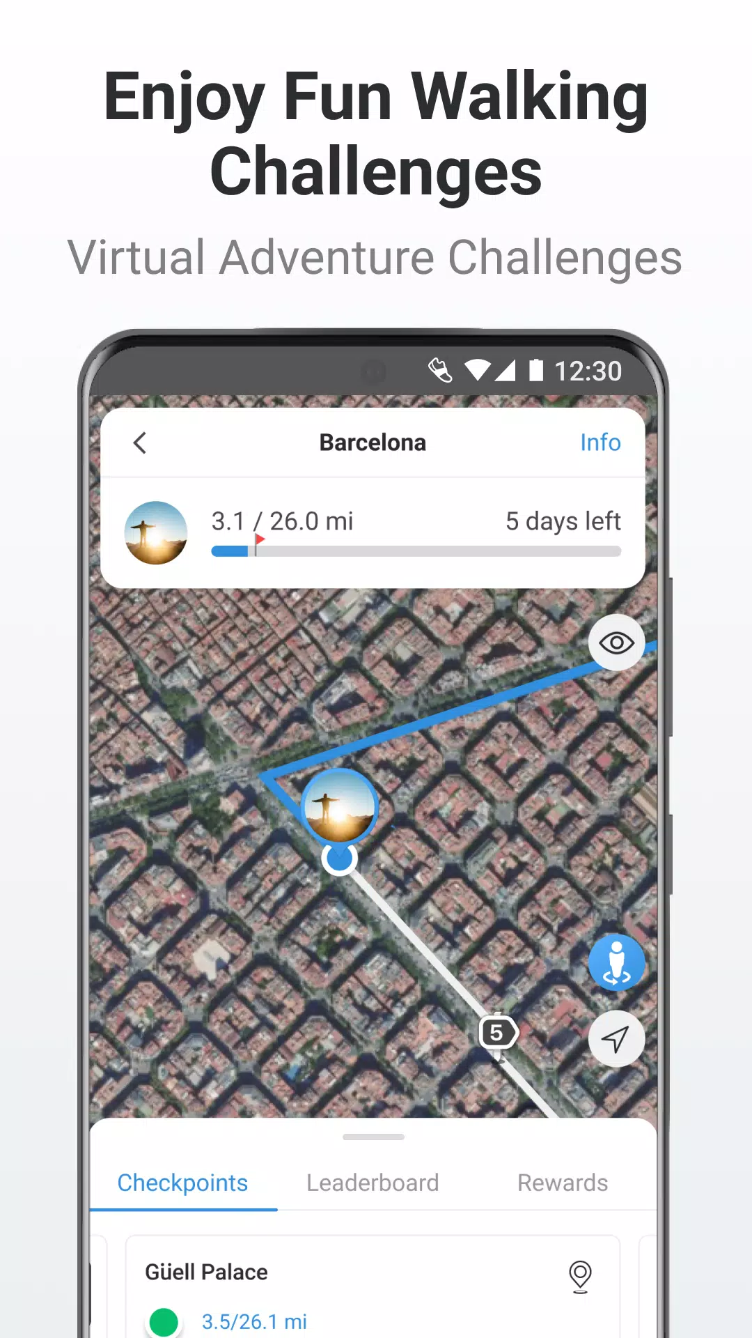 Podomètre Pacer-Tracker de Pas Capture d'écran 2