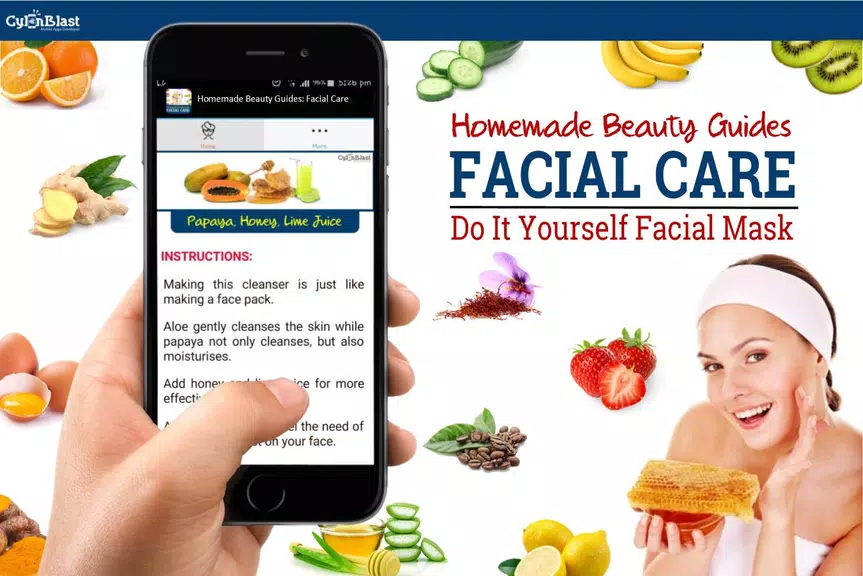 Homemade Beauty: Facial Care应用截图第2张